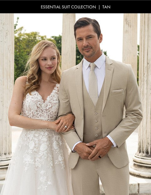 Tan Jacket essential line by Collins Clothiers