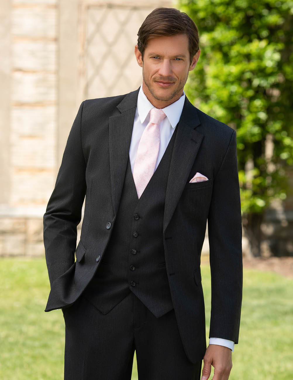 Charcoal Essential Jacket by Collins Clothiers