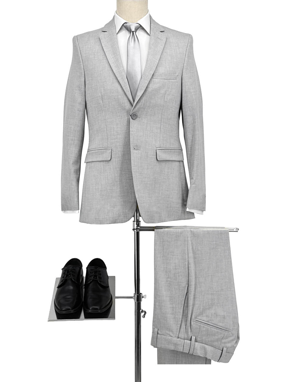 Light Gray Essential Pants by Collins Clothiers