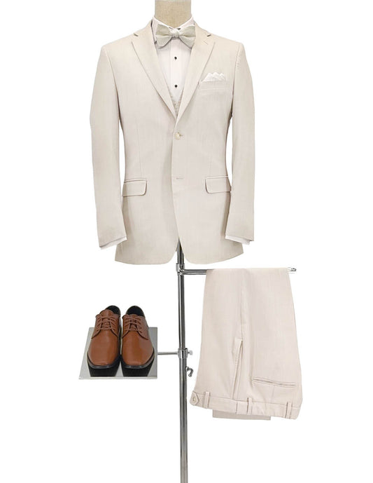 Tan Suit by Ike Behar Style 1400
