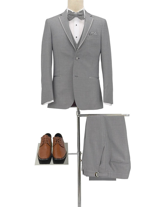 Light Grey Tux by Ike Behar Style 1265