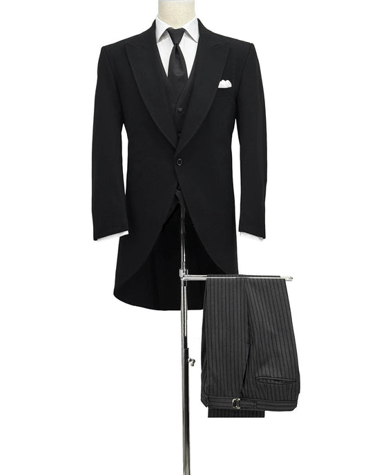 Black Tail Modern Cutaway Tux By Ike Behar Style 375
