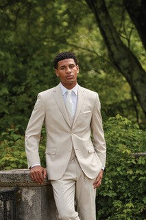 Tan Suit by Ike Behar Style 1400