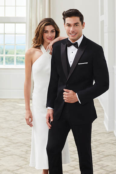 Black Peak Tux by Ike Behar Style 345