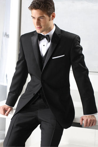 Black Notch Tux by Ike Behar Style 865/ 865U