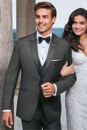 Charcoal Black Tux by Ike Behar Style 965B