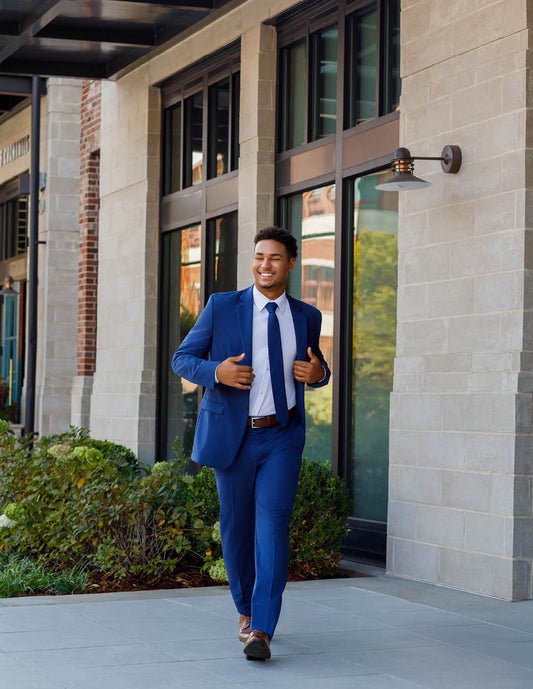 Indigo Essential Jacket by Collins Clothiers