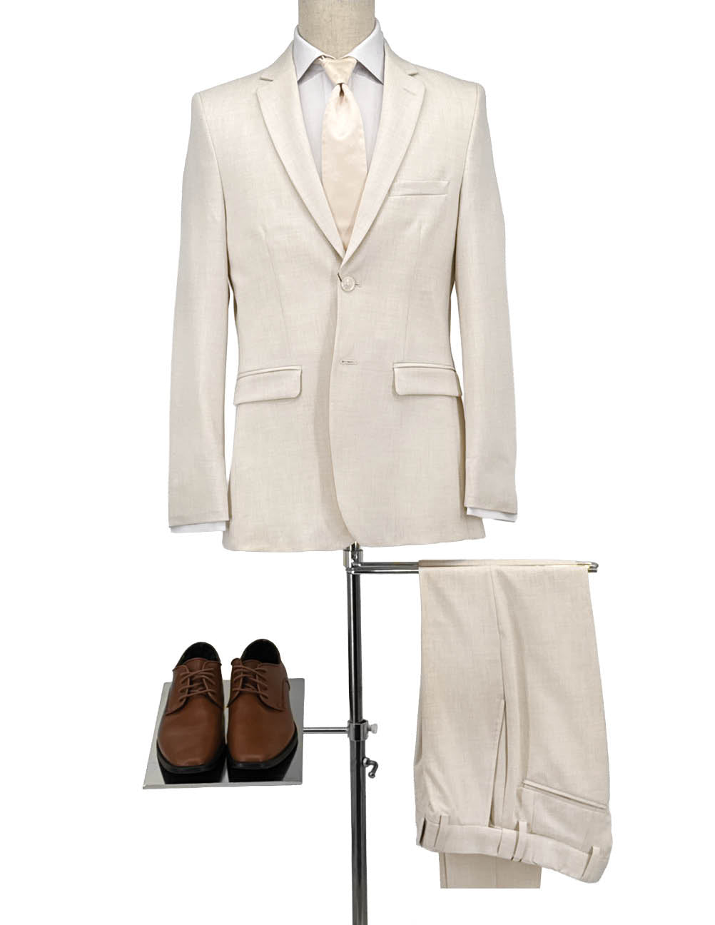 Creme Essential Pants by Collins Clothiers