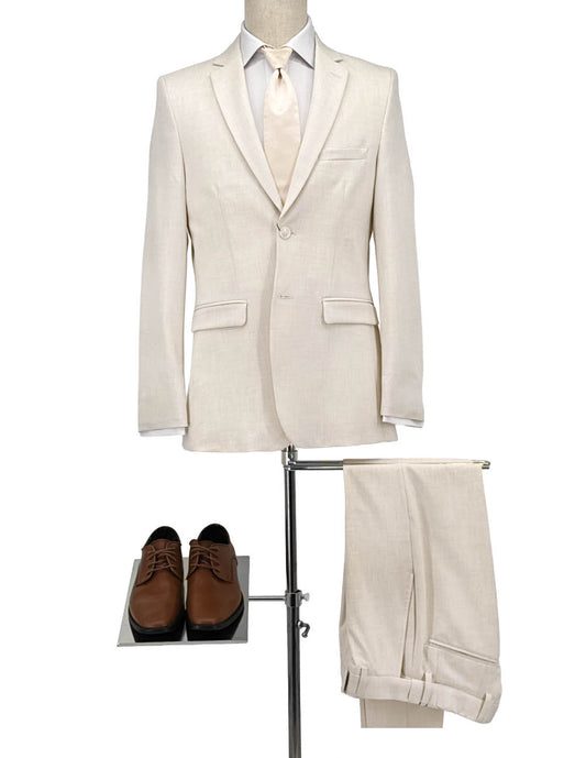 Creme Essential Pants by Collins Clothiers