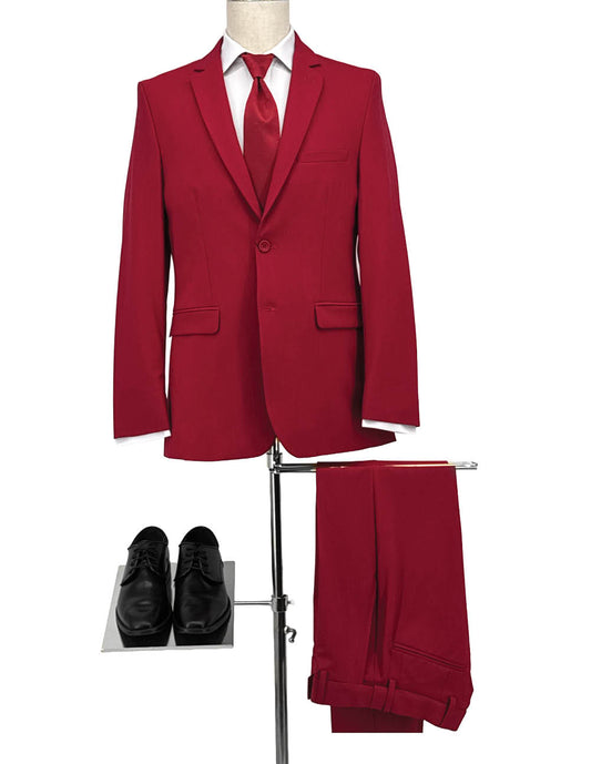 Red Essential Pants by Collins Clothiers