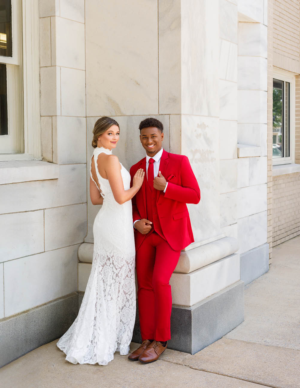 Red Essential Jacket by Collins Clothiers