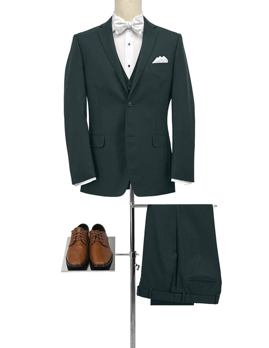 Hunter Green Suit by Ike Behar Style 735