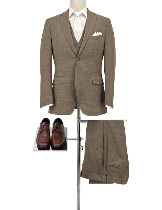 Archer Brown Suit by Ike Behar Style 1235