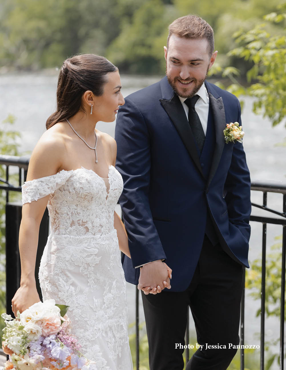 Navy Black Tux by Ike Behar Style 665B