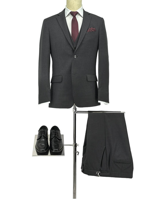 Charcoal Suit by Ike Behar Style 965/965U