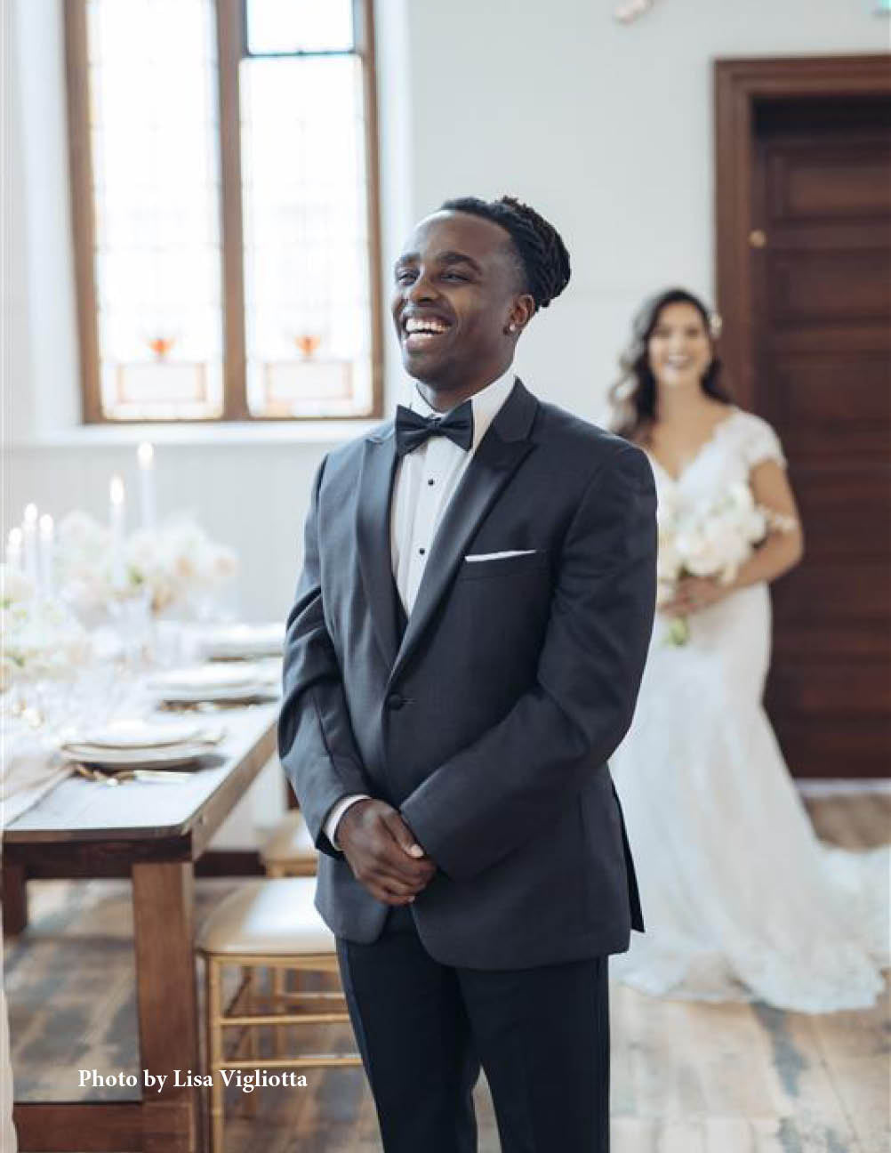 Charcoal Black Tux by Ike Behar Style 965B