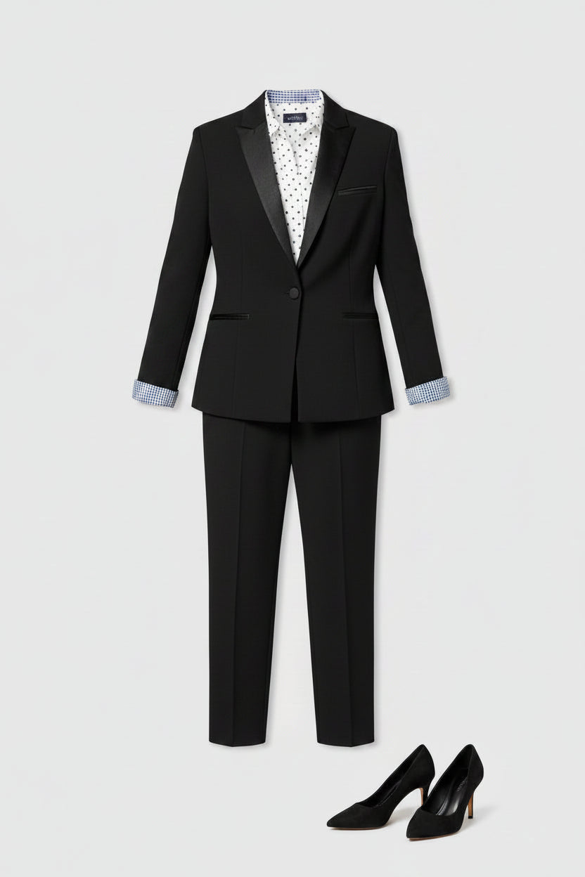 Black Women's Tux by Larr Brio Style 1500