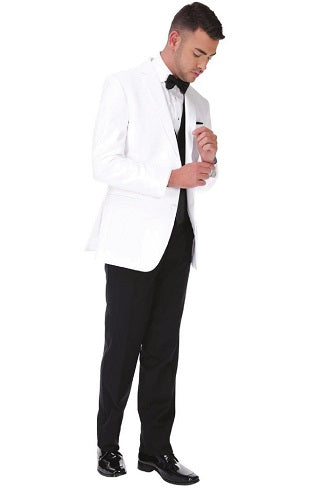 White Modern Tux By Jean Yves Style 512